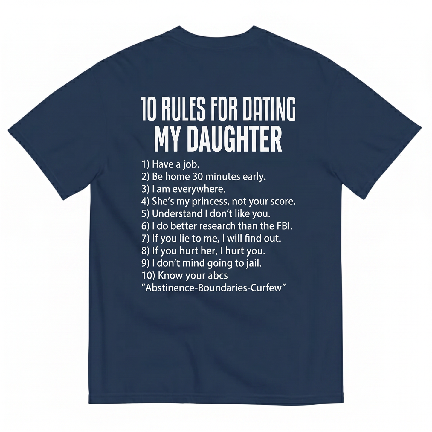 10 RULES T-SHIRT (BACK PRINT)