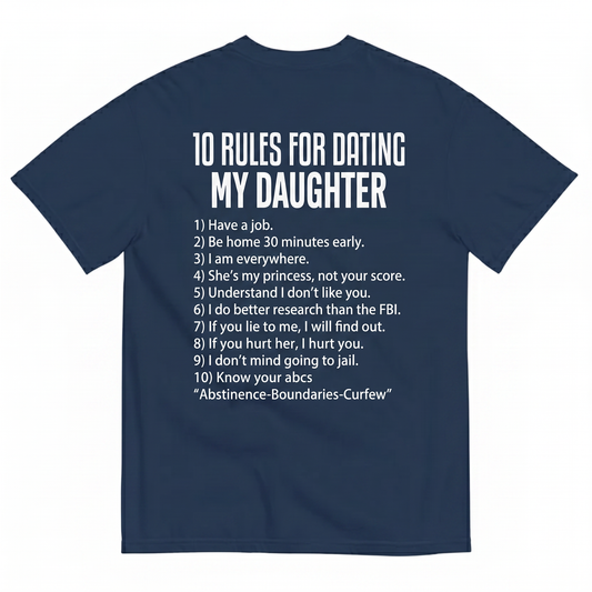 10 RULES T-SHIRT (BACK PRINT)