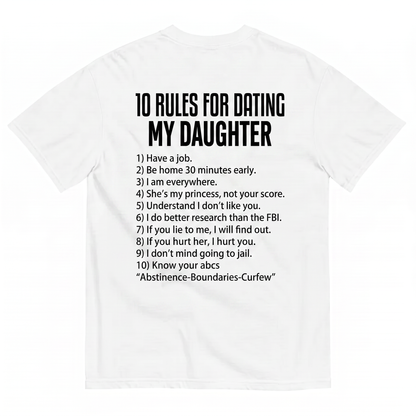 10 RULES T-SHIRT (BACK PRINT)