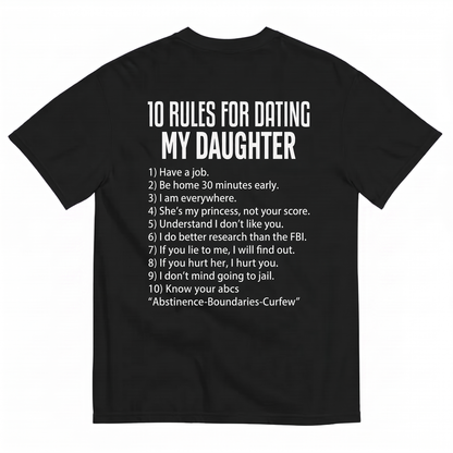 10 RULES T-SHIRT (BACK PRINT)