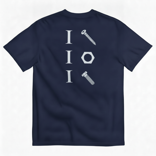 SCREW NUT BOLT T-SHIRT (BACK PRINT)