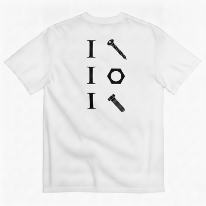 SCREW NUT BOLT T-SHIRT (BACK PRINT)